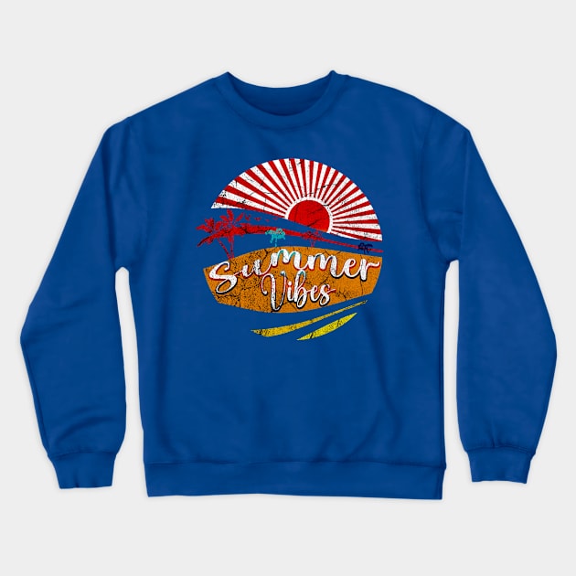 Summer Vibes Crewneck Sweatshirt by CreatenewARTees